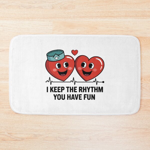 Item preview, Cardiology Humor - I Keep The Rhythm, You Have Fun designed and sold by GRABAPSHOP.