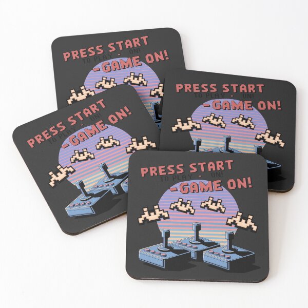 Item preview, "Press Start" T-shirt - Retro Arcade Style designed and sold by Indoni.