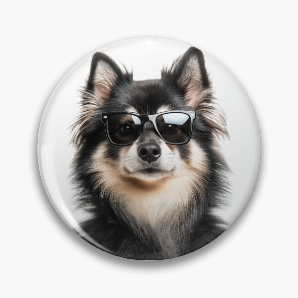 Item preview, Funny cool Finnish Lapphund Dog wearing sunglasses designed and sold by LazyOwlStore.