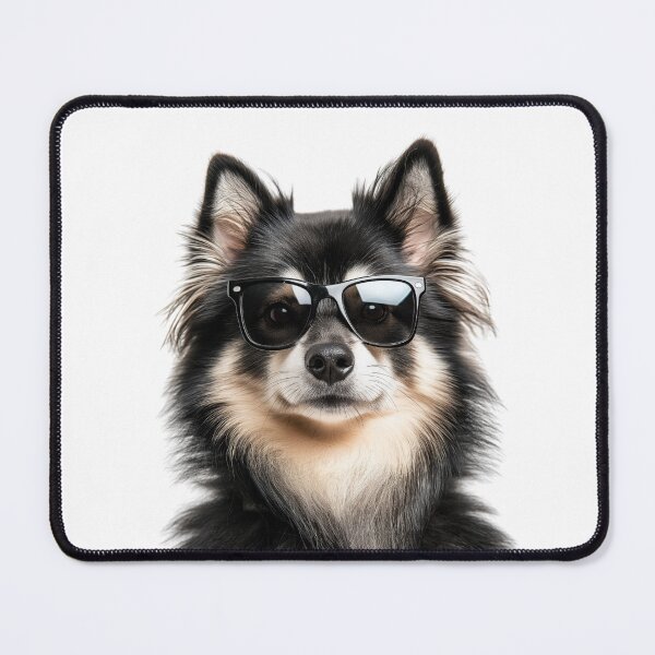 Item preview, Funny cool Finnish Lapphund Dog wearing sunglasses designed and sold by LazyOwlStore.