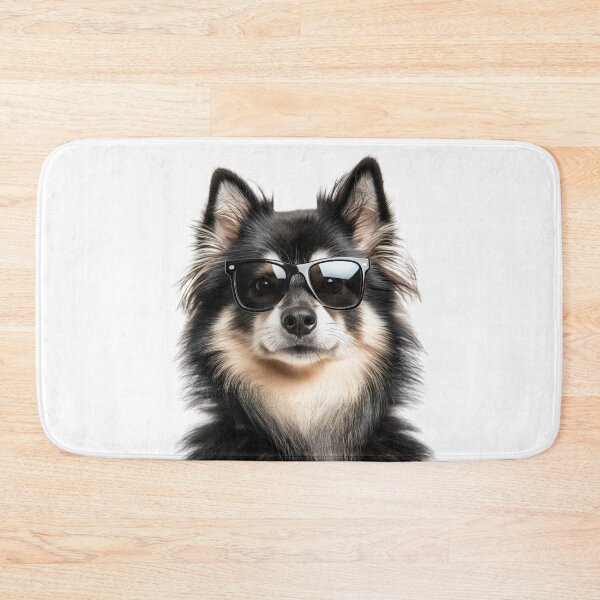 Item preview, Funny cool Finnish Lapphund Dog wearing sunglasses designed and sold by LazyOwlStore.