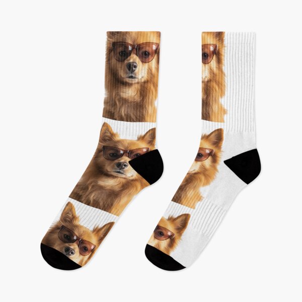 Item preview, Funny cool Finnish Spitz Dog wearing sunglasses designed and sold by LazyOwlStore.