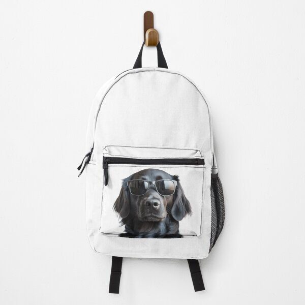 Item preview, Funny cool Flat-coated Retriever Dog wearing sunglasses designed and sold by LazyOwlStore.