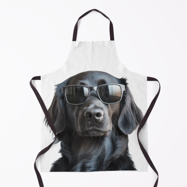 Item preview, Funny cool Flat-coated Retriever Dog wearing sunglasses designed and sold by LazyOwlStore.