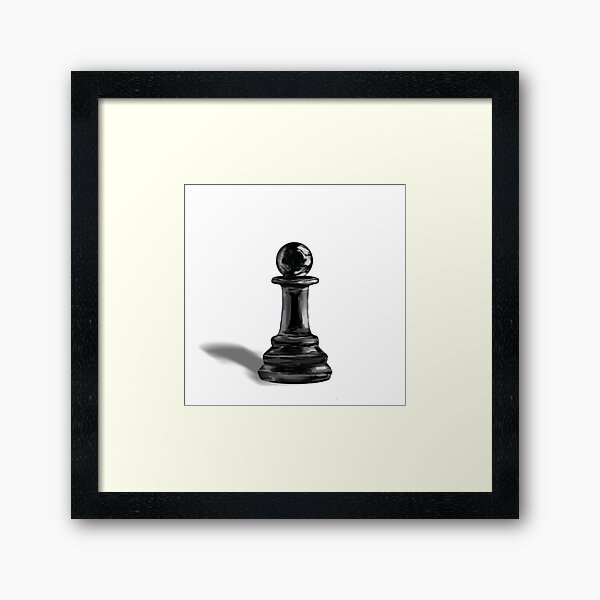 Aperçu de l'œuvre Pion d'échecs, art numérique créée et vendue par Skips hideout.