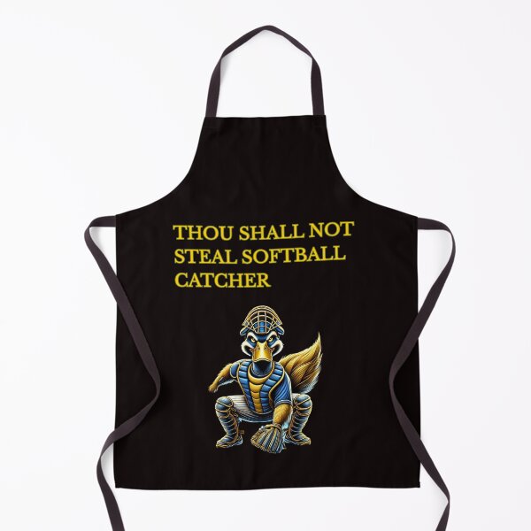 Item preview, Thou Shall Not Steal Softball Catcher designed and sold by TrendsLook.