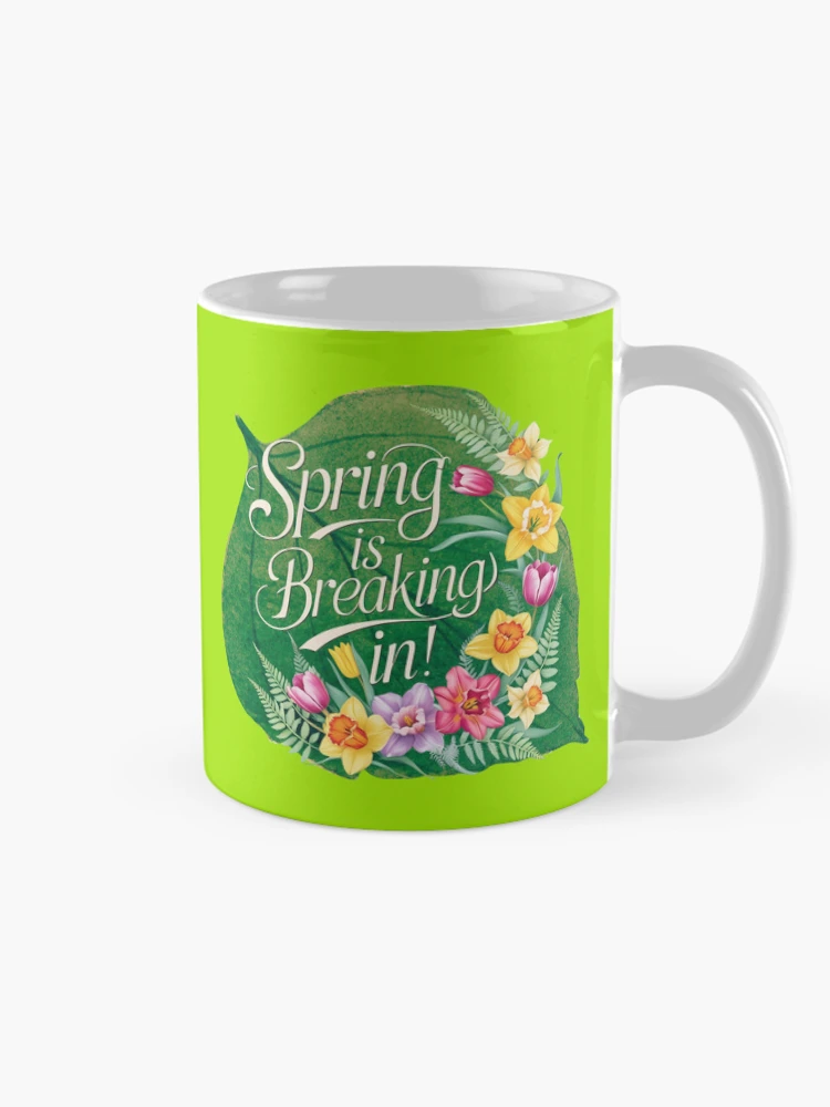 Thumbnail 3 of 6, Coffee Mug, Spring Is Breaking In designed and sold by TestudoDesign.