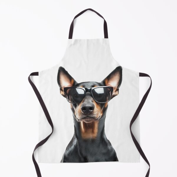Item preview, Funny cool German Pinscher Dog wearing sunglasses designed and sold by LazyOwlStore.