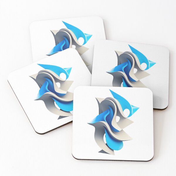Item preview, Bluish flow designed and sold by AlgorithmiaArt.