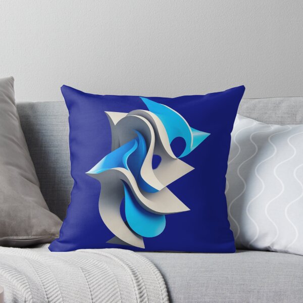 Item preview, Bluish flow designed and sold by AlgorithmiaArt.