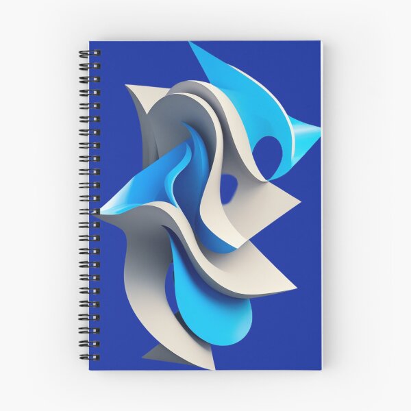 Item preview, Bluish flow designed and sold by AlgorithmiaArt.
