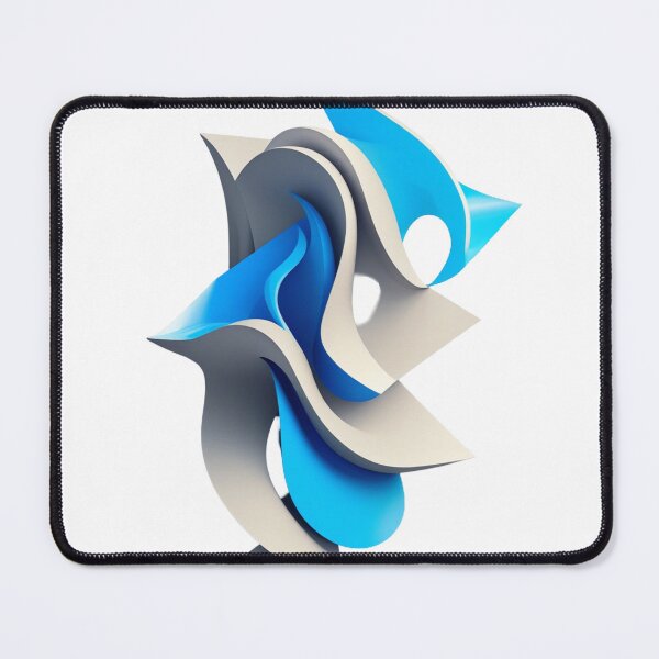 Item preview, Bluish flow designed and sold by AlgorithmiaArt.