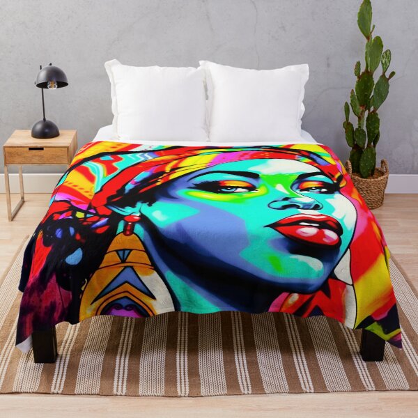 Item preview, Bold Pop Art Portrait in Vivid Colors designed and sold by CASturgill.