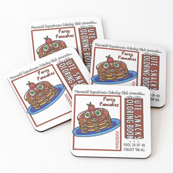 Item preview, Murasaki Sognotraum Coloring Club - Cute Snacks Coloring Book Page 30 designed and sold by GetContented.