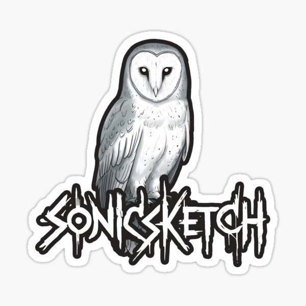 Vista previa del artículo con la obra «Logotipo de Sonic Sketch», diseñado y vendido por AIMAC Shop - AI Artist's Merch.