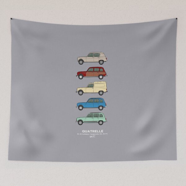 Aperçu de l'œuvre Illustration de la collection R Four 'Quatrelle'  créée et vendue par RJWautographics.