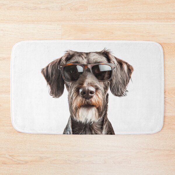 Item preview, Funny cool German Wirehaired Pointer Dog wearing sunglasses designed and sold by LazyOwlStore.