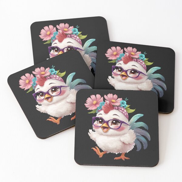 Item preview, Crazy Chicken Lady – Cute & Quirky Farmyard Chick designed and sold by CRAZY&ART.