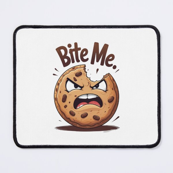 Item preview, Bite Me! Angry Cookie – Funny Food  designed and sold by BaisaStudio.