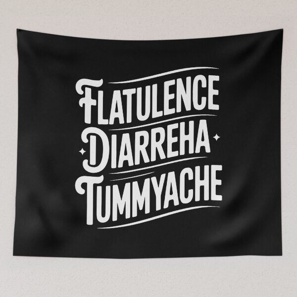 Item preview, Flatulence Diarrhea Tummyache Minimalist Quote designed and sold by Designer-Girl.