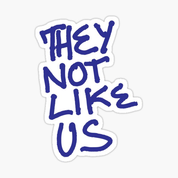 Aperçu de l'œuvre Ils ne nous aiment pas, graffiti bleu créée et vendue par JashJhaveri.