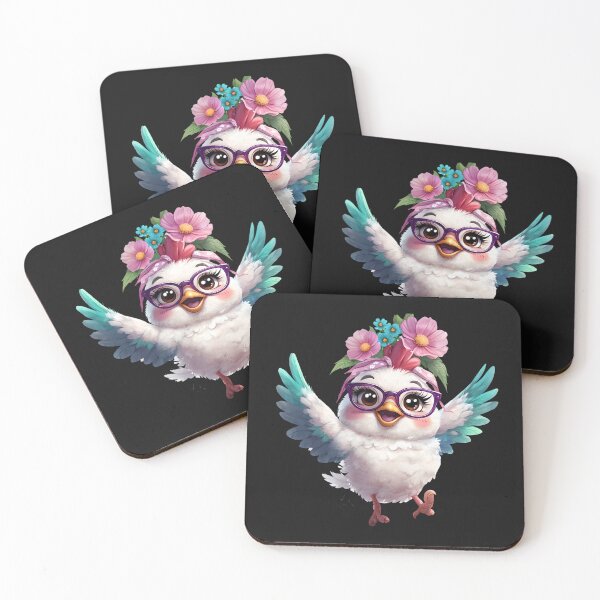 Item preview, Crazy Chicken Lady – Cute & Quirky Farmyard Chick designed and sold by CRAZY&ART.