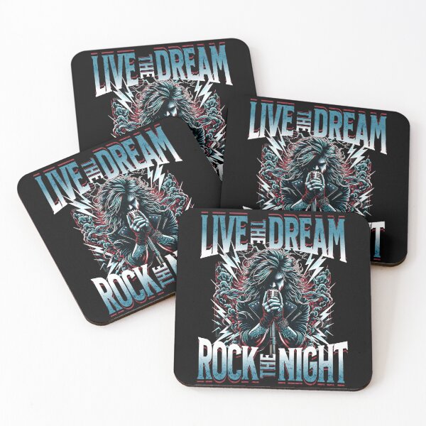 Item preview, Live The Dream Rock The Night designed and sold by GAZZA DESIGN.