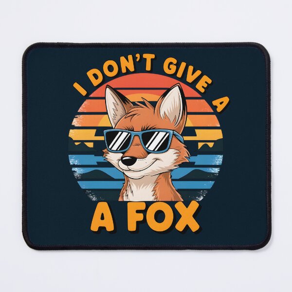 Item preview, I Don’t Give a Fox – Sassy Fox Pun designed and sold by Jollys-ArtShop.
