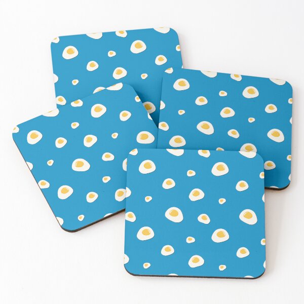 Item preview, fried eggs pattern designed and sold by Renartdesign.