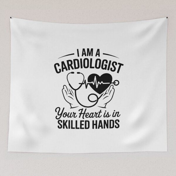 Item preview, Cardiology Humor - I Am A Cardiologist, Your Heart Is In Skilled Hands designed and sold by GRABAPSHOP.