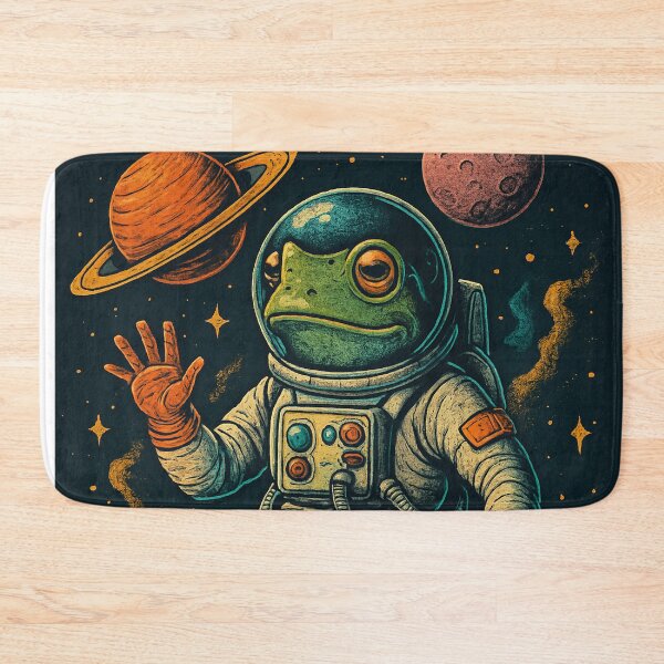 Item preview, Galactic Leap – Frog in Space designed and sold by kayodeDesign.