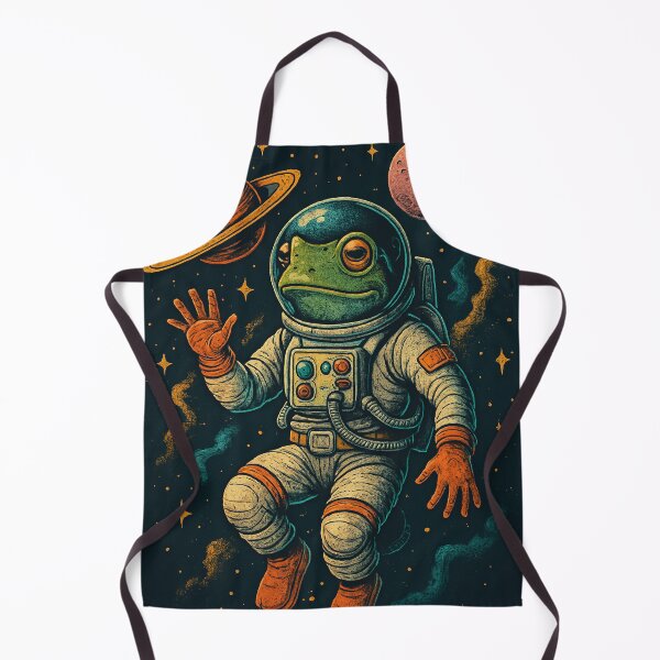Item preview, Galactic Leap – Frog in Space designed and sold by kayodeDesign.