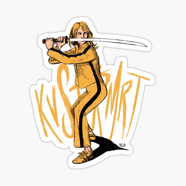 Vista previa del artículo con la obra «Uma kill bill», diseñado y vendido por Franky-Monty.