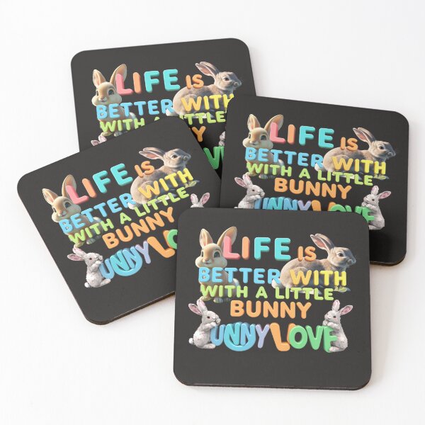 Item preview, LIFE IS BETTER WITH A LITTLE BUNNY LOVE  T-SHIRT – Embrace the Cuteness! designed and sold by Mikel-empire.