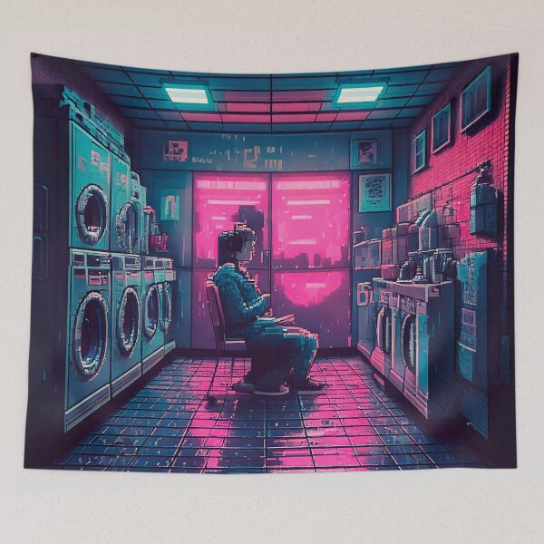 Item preview, Neon Laundromat Blues designed and sold by AleTot.