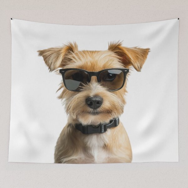 Item preview, Funny cool Glen of Imaal Terrier Dog wearing sunglasses designed and sold by LazyOwlStore.