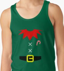 Elf Costume for Carnaval Christmas Halloween Party Tank Top