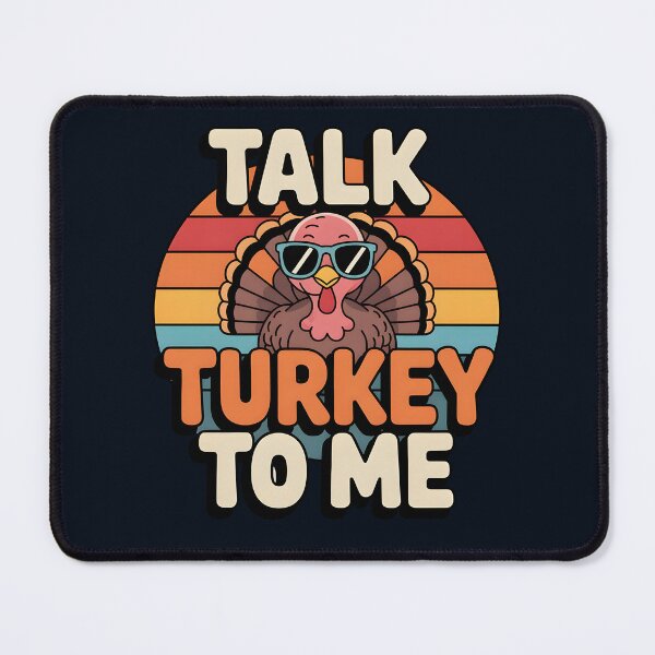 Item preview, Talk Turkey to Me – Funny Turkey Pun designed and sold by Jollys-ArtShop.