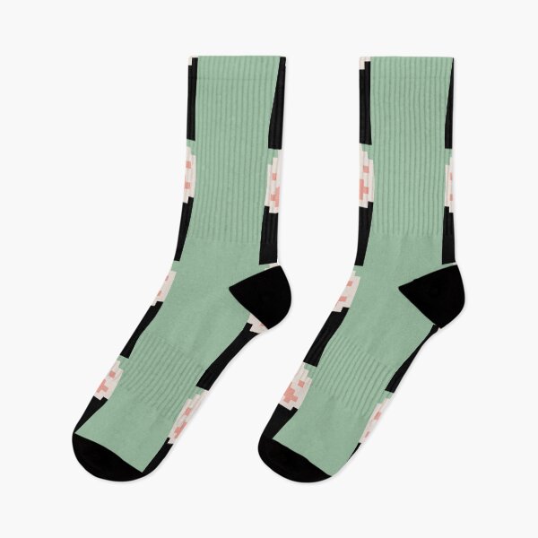 Item preview, Pixel Black Cat Paw White Socks designed and sold by itz-hazza.