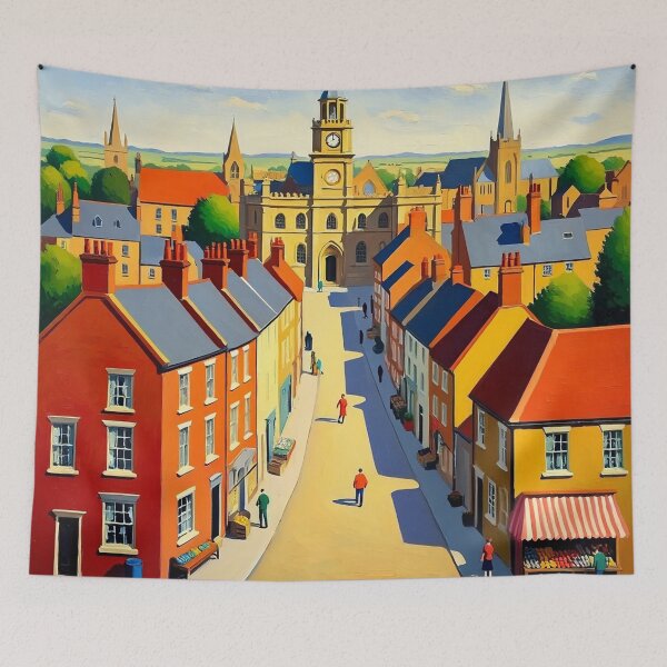 Item preview, Northern England painting vintage artwork designed and sold by Vintage Designs +.