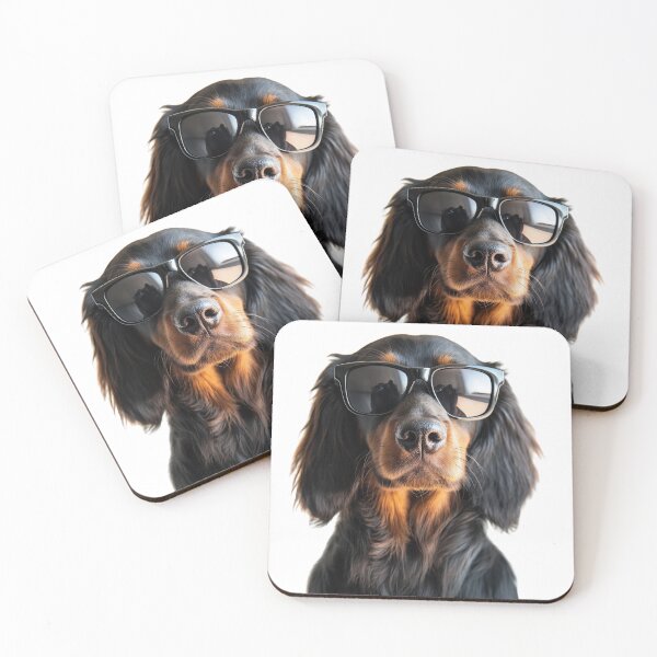 Item preview, Funny cool Gordon Setter Dog wearing sunglasses designed and sold by LazyOwlStore.