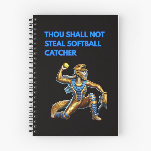 Item preview, Thou Shall Not Steal Softball Catcher designed and sold by TrendsLook.
