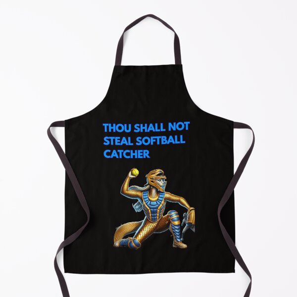 Item preview, Thou Shall Not Steal Softball Catcher designed and sold by TrendsLook.