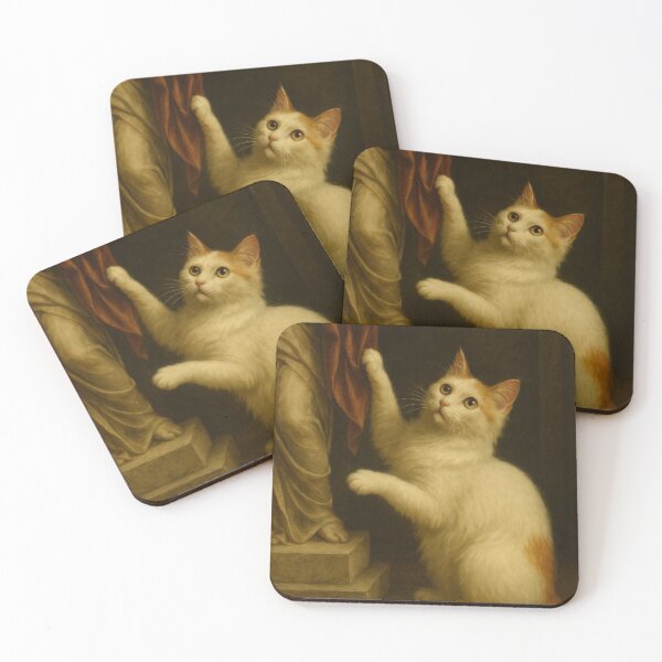 Item preview, Grace and Marble – Turkish Van in High Renaissance Style designed and sold by LesChatsArt.