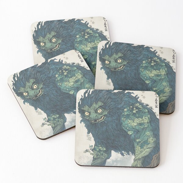 Item preview, Japanese Yokai Art: Forest Echo Spirit designed and sold by bapupa.