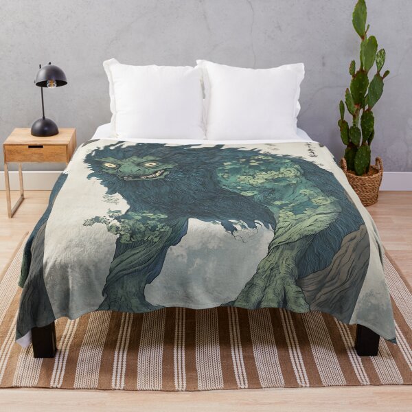 Item preview, Japanese Yokai Art: Forest Echo Spirit designed and sold by bapupa.