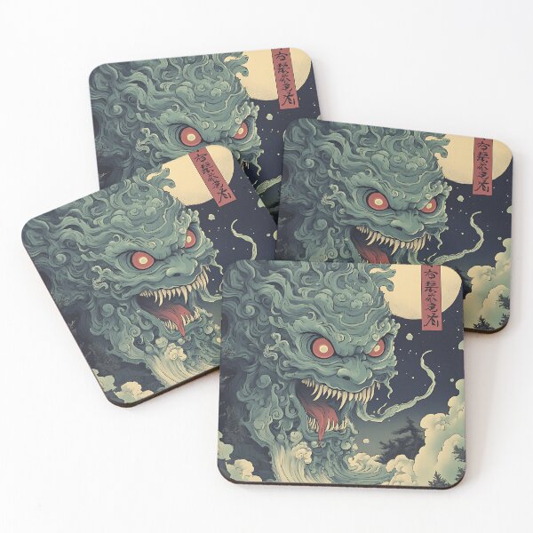 Item preview, Japanese Yokai Art: River Trickster Spirit designed and sold by bapupa.