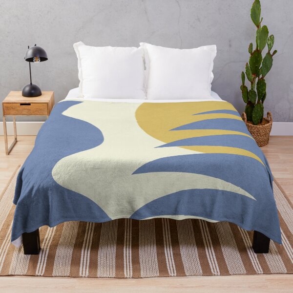 Item preview, Abstracto mediterráneo - Azul dorado designed and sold by moonlightprint.