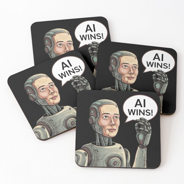 Item preview, AI Wins! designed and sold by mirciashop.