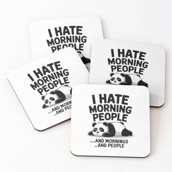 Item preview, I Hate Morning People designed and sold by FrenchTouch77.
